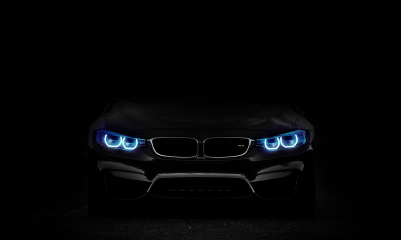 BMW m5 неон