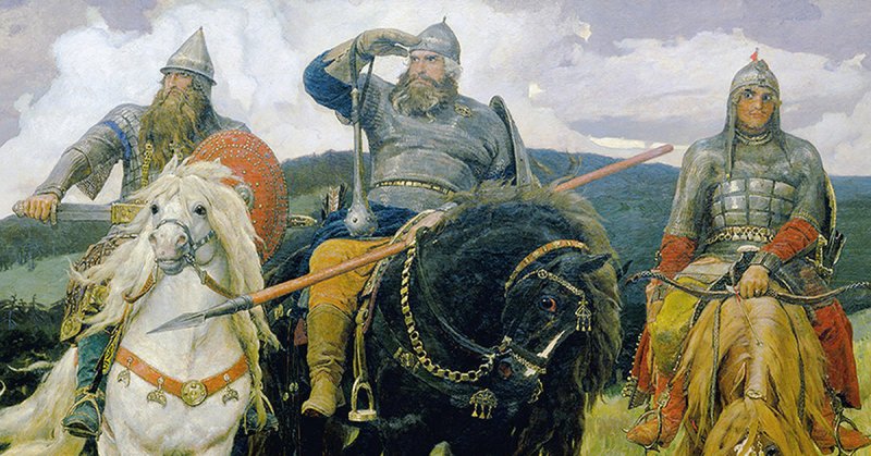 Три богатыря Васнецов