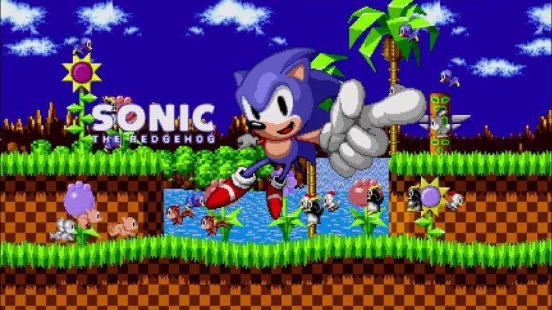 Соник на сеге 16 бит