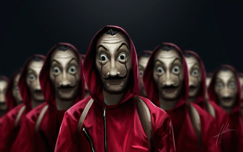 Бумажный дом la casa de papel