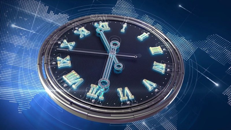 Фон часов первого канала