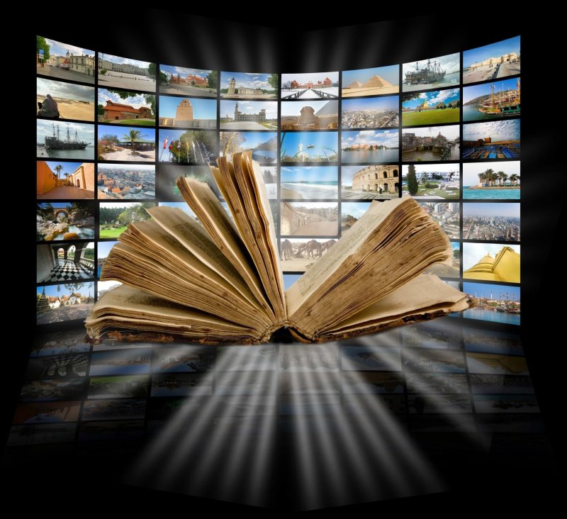 Книга в кадре