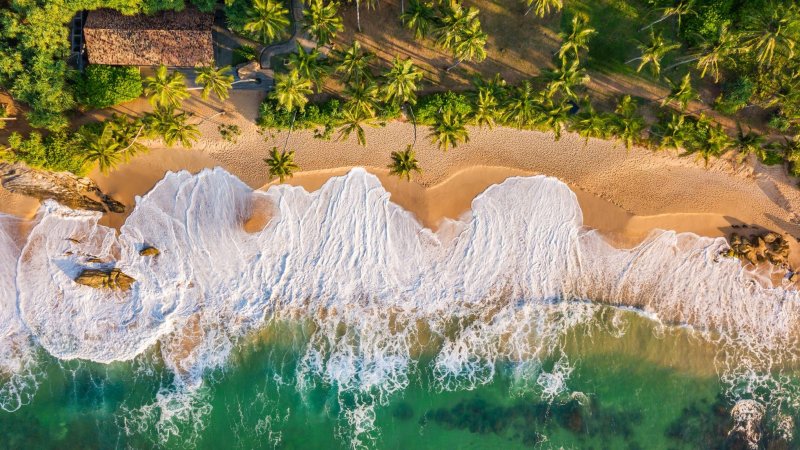 Водопад Равана Шри Ланка