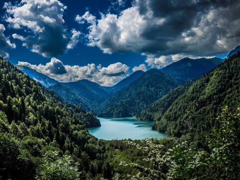 Абхазия Гагры озеро Рица