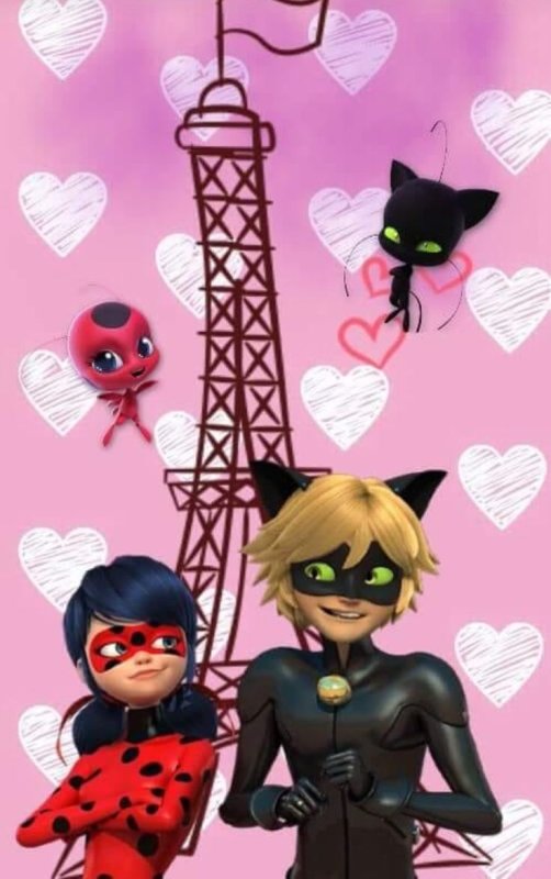 Леди баг заставка на телефон