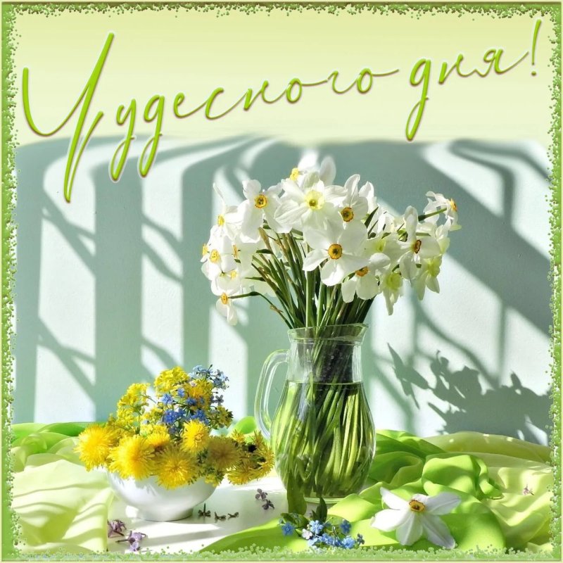 Прекрасного весеннего дня