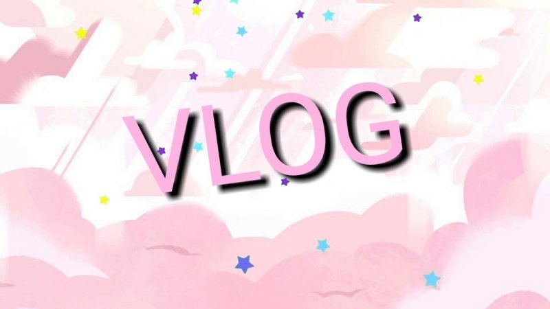 Фон с надписью ВЛОГ