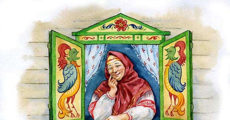 Сказочное окошко со ставнями