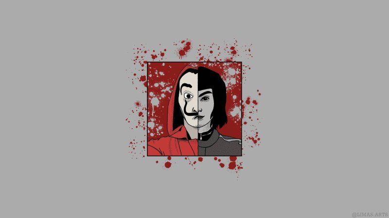 Бумажный дом заставка на рабочий стол