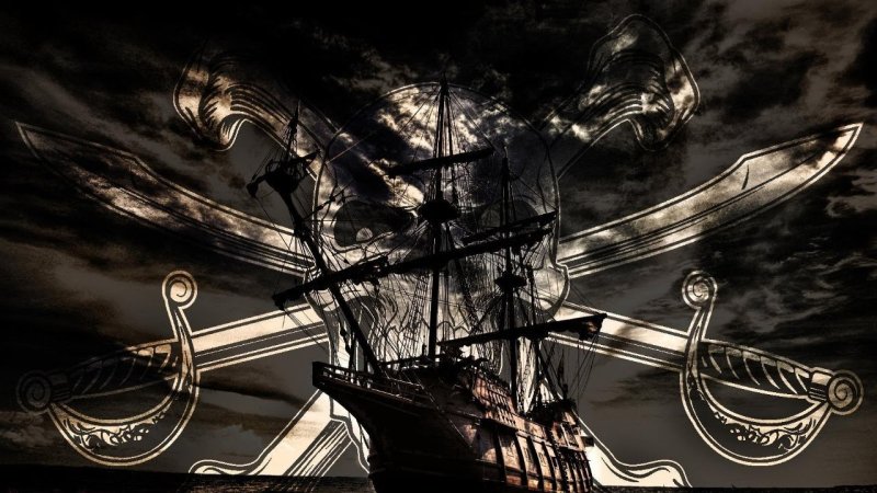 Пиратский корабль арт