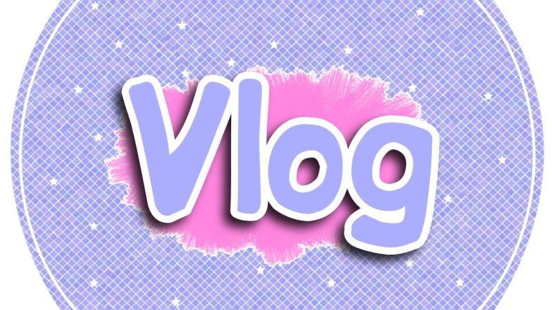 Надпись ВЛОГ