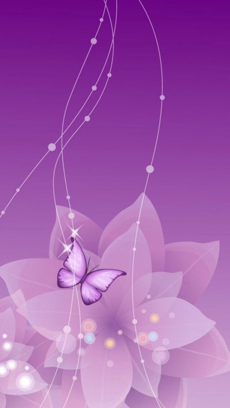 Сиреневая заставка