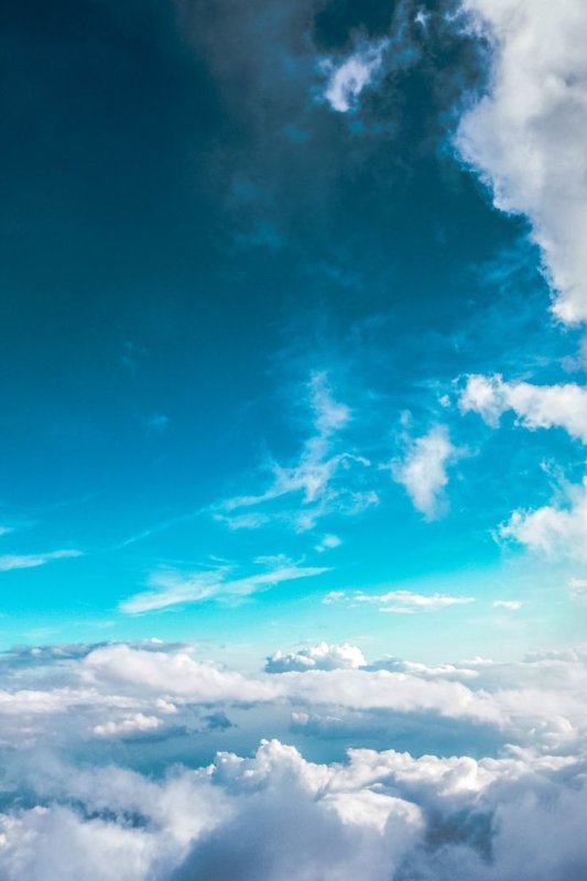 Голубое небо