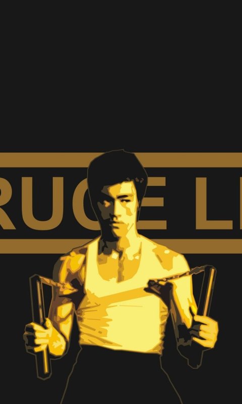 Брюс ли обои