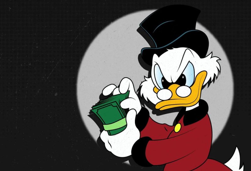 Дональд дак дядя Скрудж