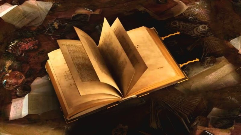 Фон открытой книги