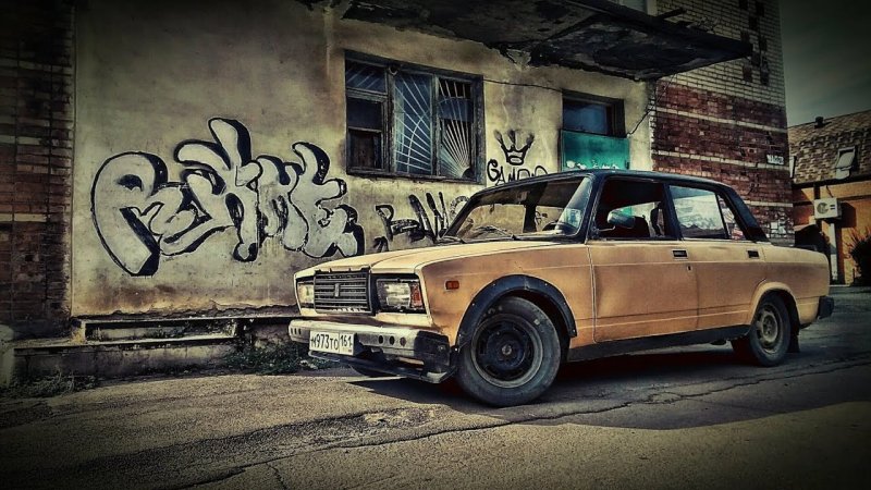 ВАЗ 2107 япошка Боевая классика