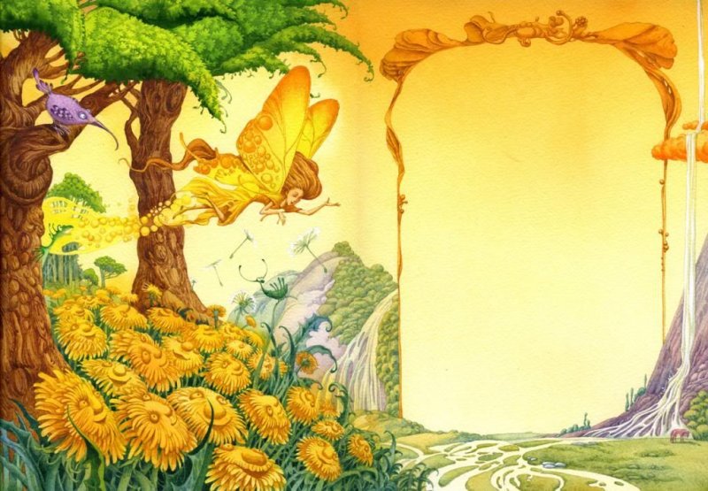 Фон детский сказочный