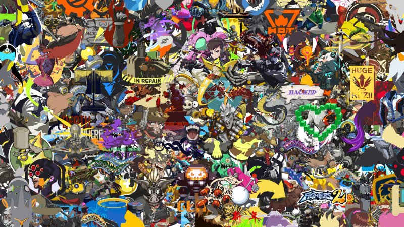 Коллаж из компьютерных игр