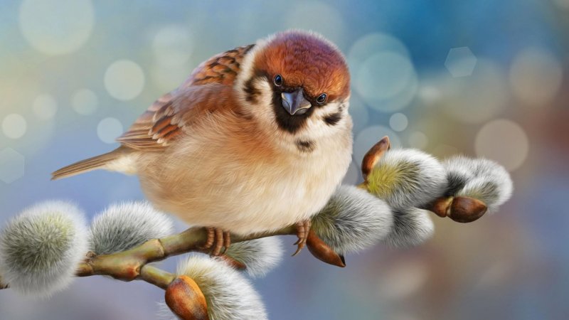 Весна птицы