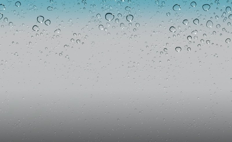 Капли на стекле