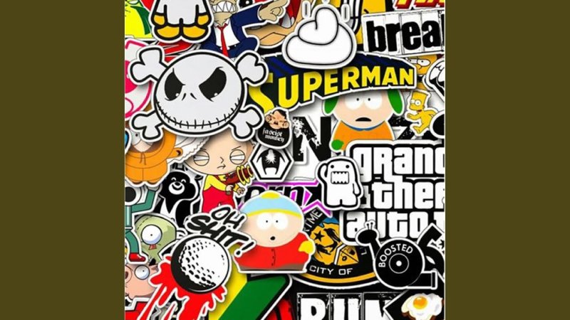 Крутые наклейки