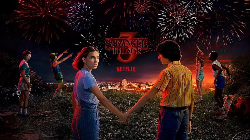 Постер stranger things 4k