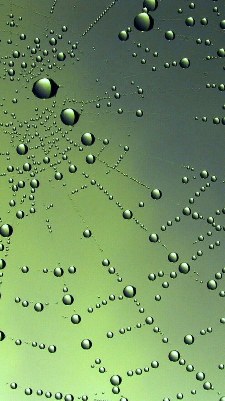 Капли на экране