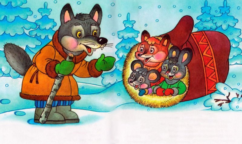 Сказка Теремок рукавичка