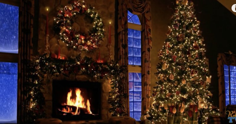 Рождественский камин