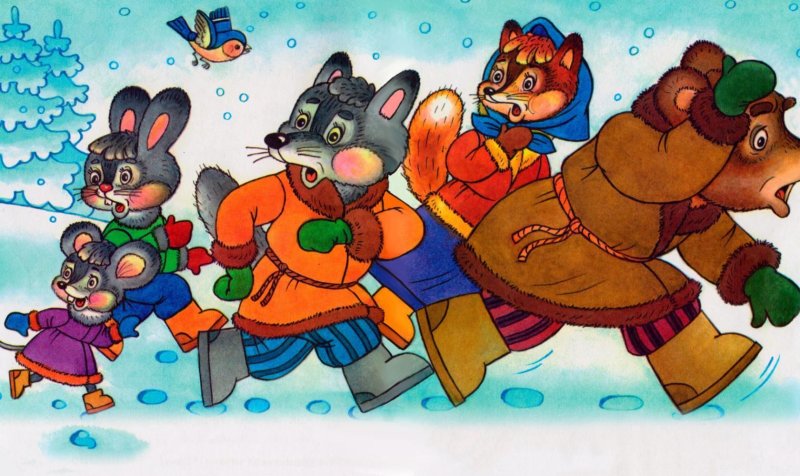 Народная сказка рукавичка