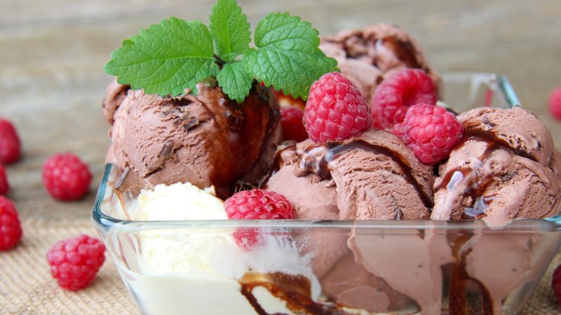 Красивое мороженое