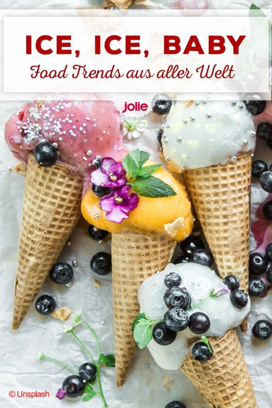 Красивое мороженое в рожке