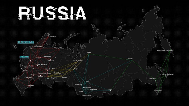 Карта России на рабочий стол
