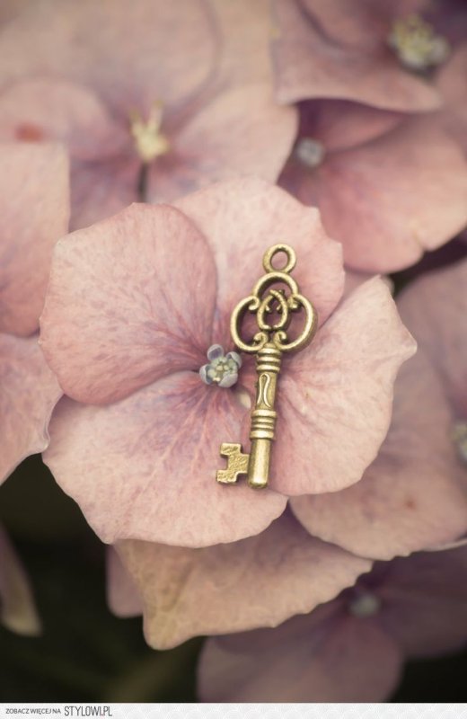 Ключ с цветами