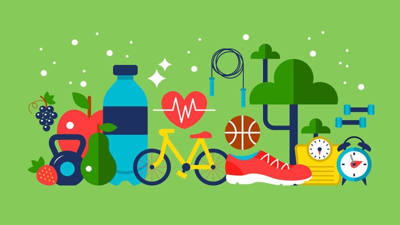 Атрибуты здорового образа жизни