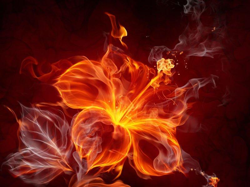 Красивый огонь