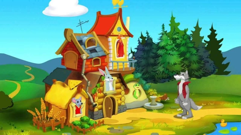 Русскаянародная скакака Теремок