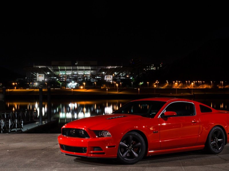 Ford Mustang gt500 Red