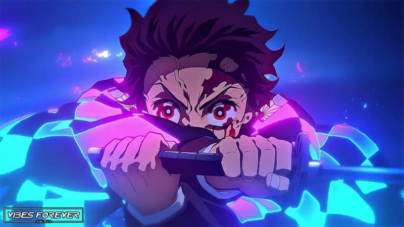 Клинок рассекающий демонов Танджиро 4к