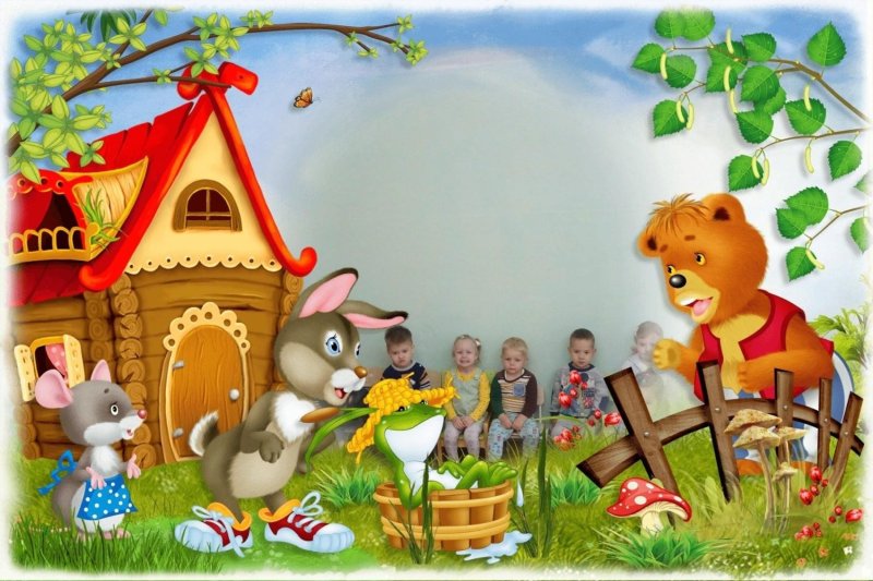 Фон детский сад
