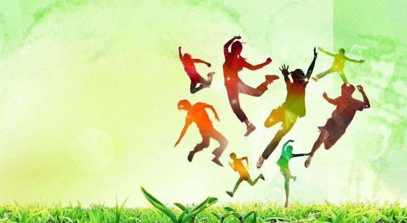 Фон для презентации молодежный