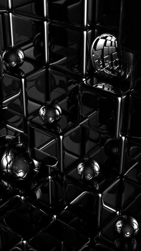 Тёмные обои на телефон