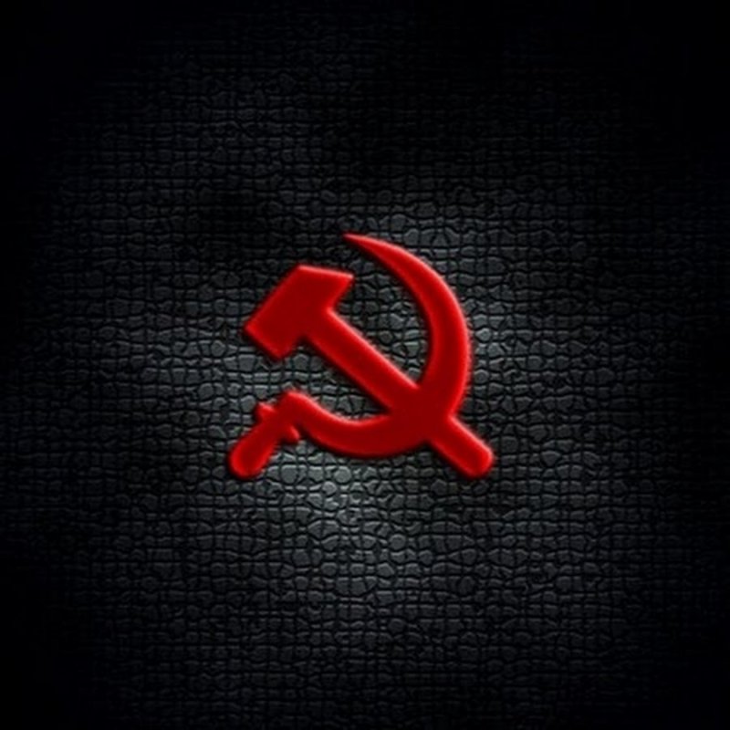 СССР на черном фоне