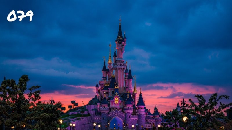 Диснейленд замок спящей красавицы Fon