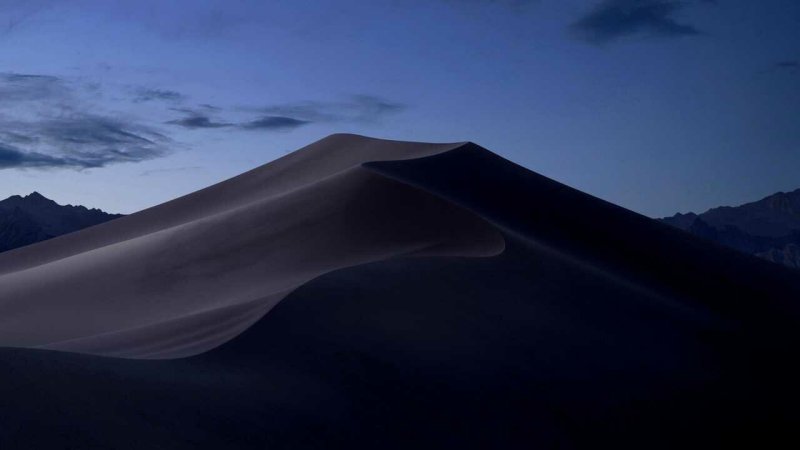Пустыня Mojave Mac os Dark