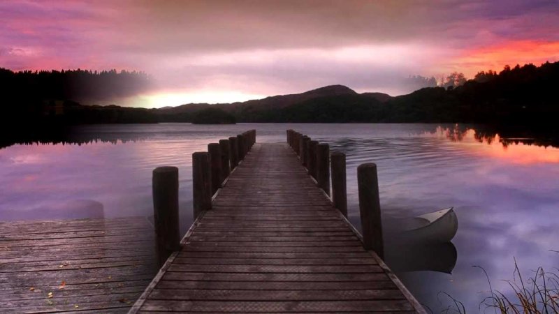 Деревянный причал