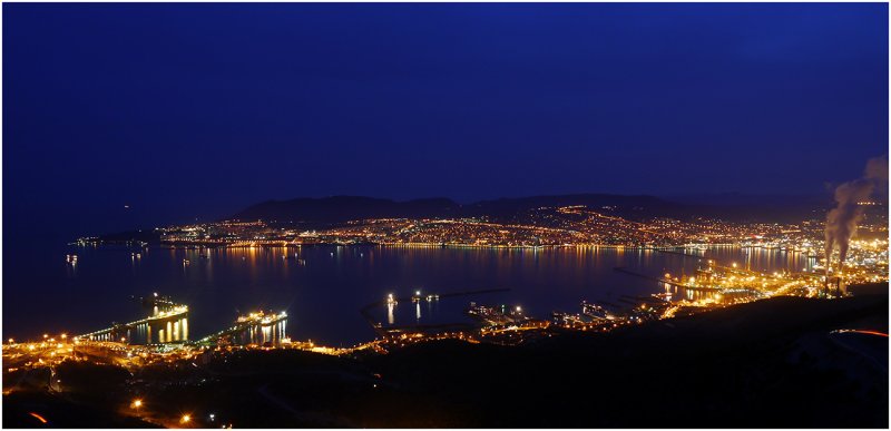 Цемесская бухта Новороссийск вид сверху