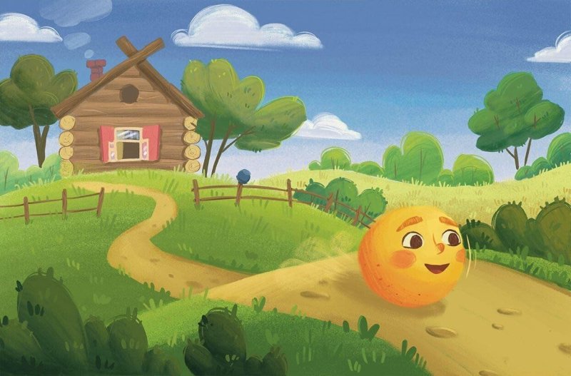 Колобок картина