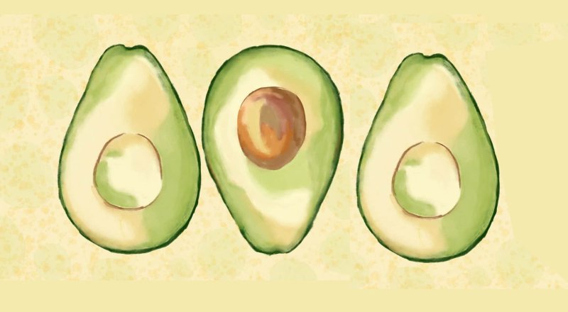 Картинки авокадо на обои